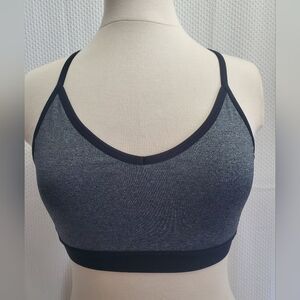 Athletic Works Heathered Gray & Black Sports Bra